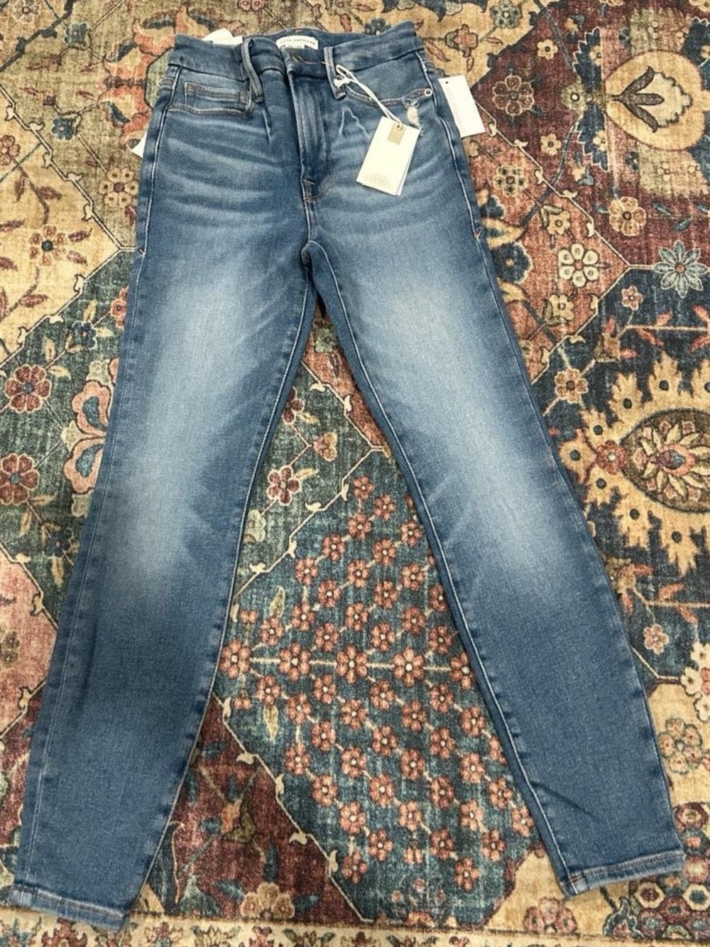 Good American blue jeans, Size 24 good waist crop #denim #highwaisted